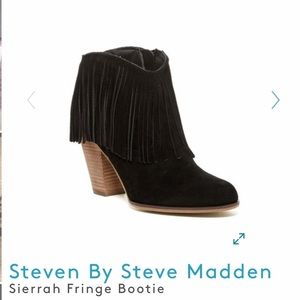 Black Steve Madden Booties